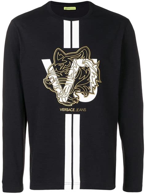 versace jeans tiger logo sweatshirt